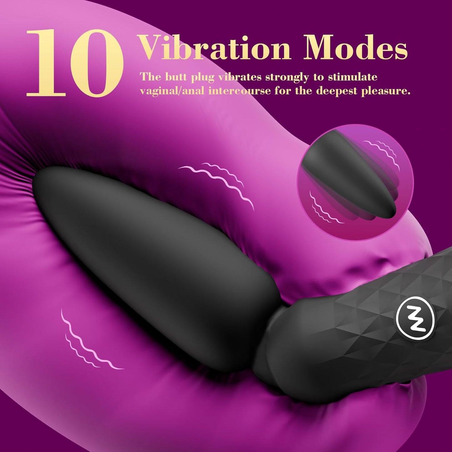 Vibrador de varita y enchufe FantasyRide