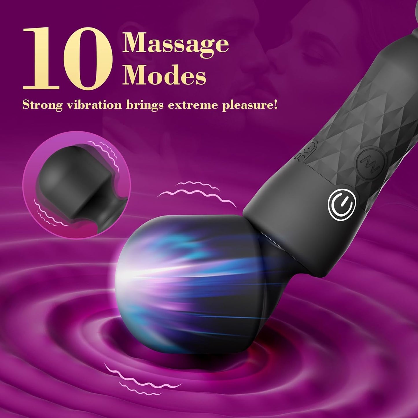 Vibrador de varita y enchufe FantasyRide