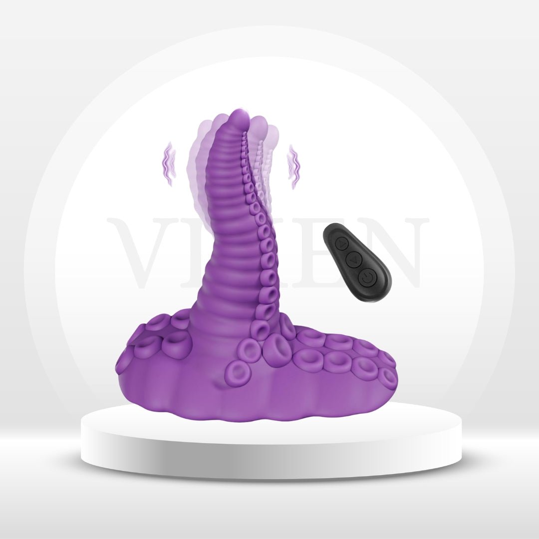 Vibrador de molienda FantasyTentacle con función para sentarse (Ride-On)