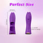 Vibrador de dedo para gatos KittyCurve 10 modos impermeable morado