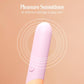 PeachLuxe Mini Bullet Vibrator Waterproof Quiet Rechargeable