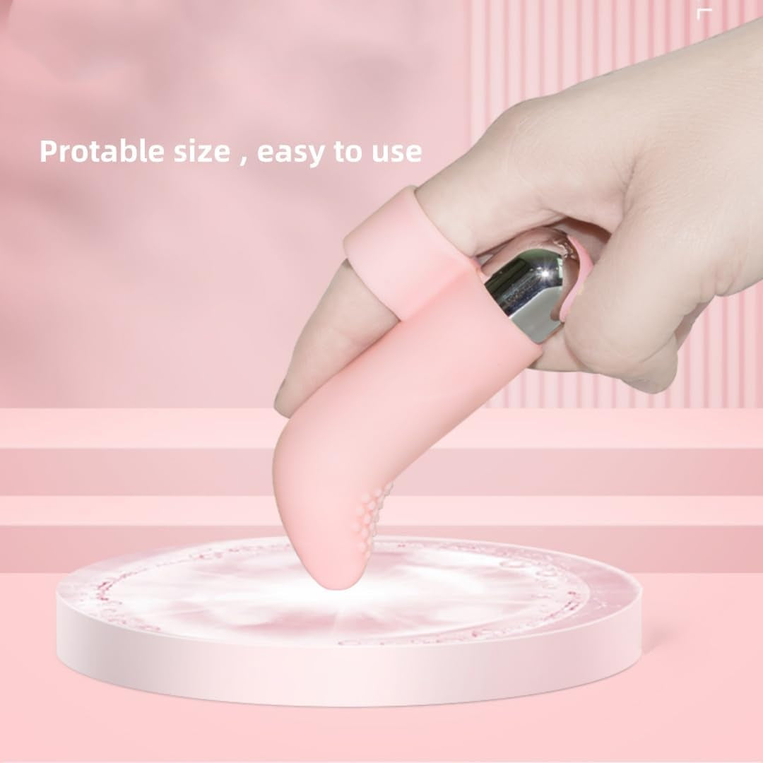 Vibrador de dedo HydraPulse 10 modos, resistente al agua IPX7, USB