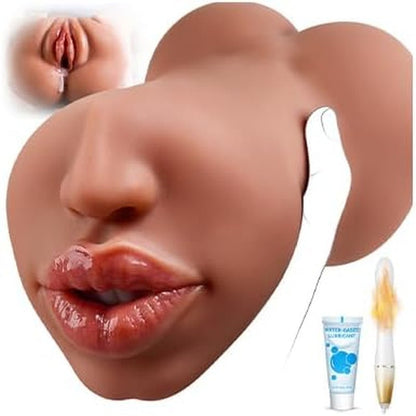 DualEntry 2 en 1 Vagina y Oral para masturbación