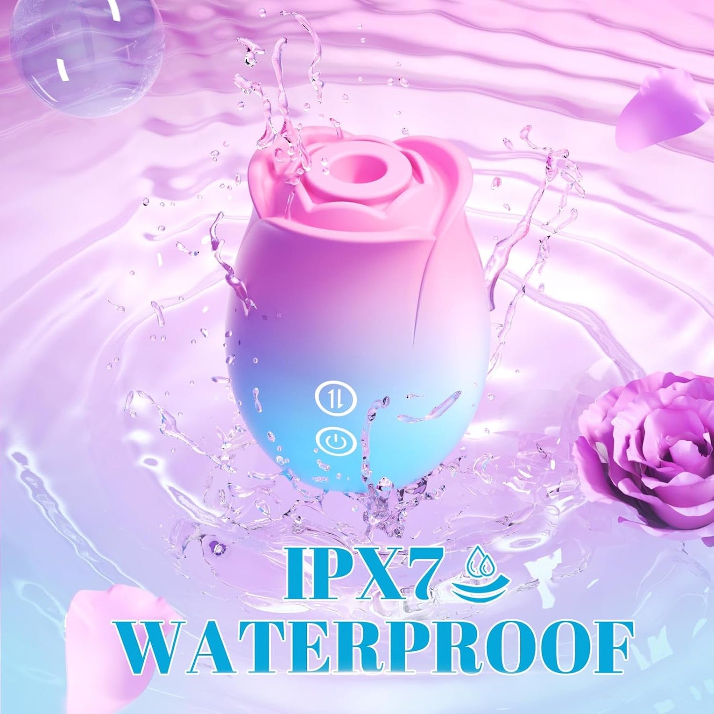 AvenyX Rose Chupador de Clítoris Control por App 9 Modos Impermeable