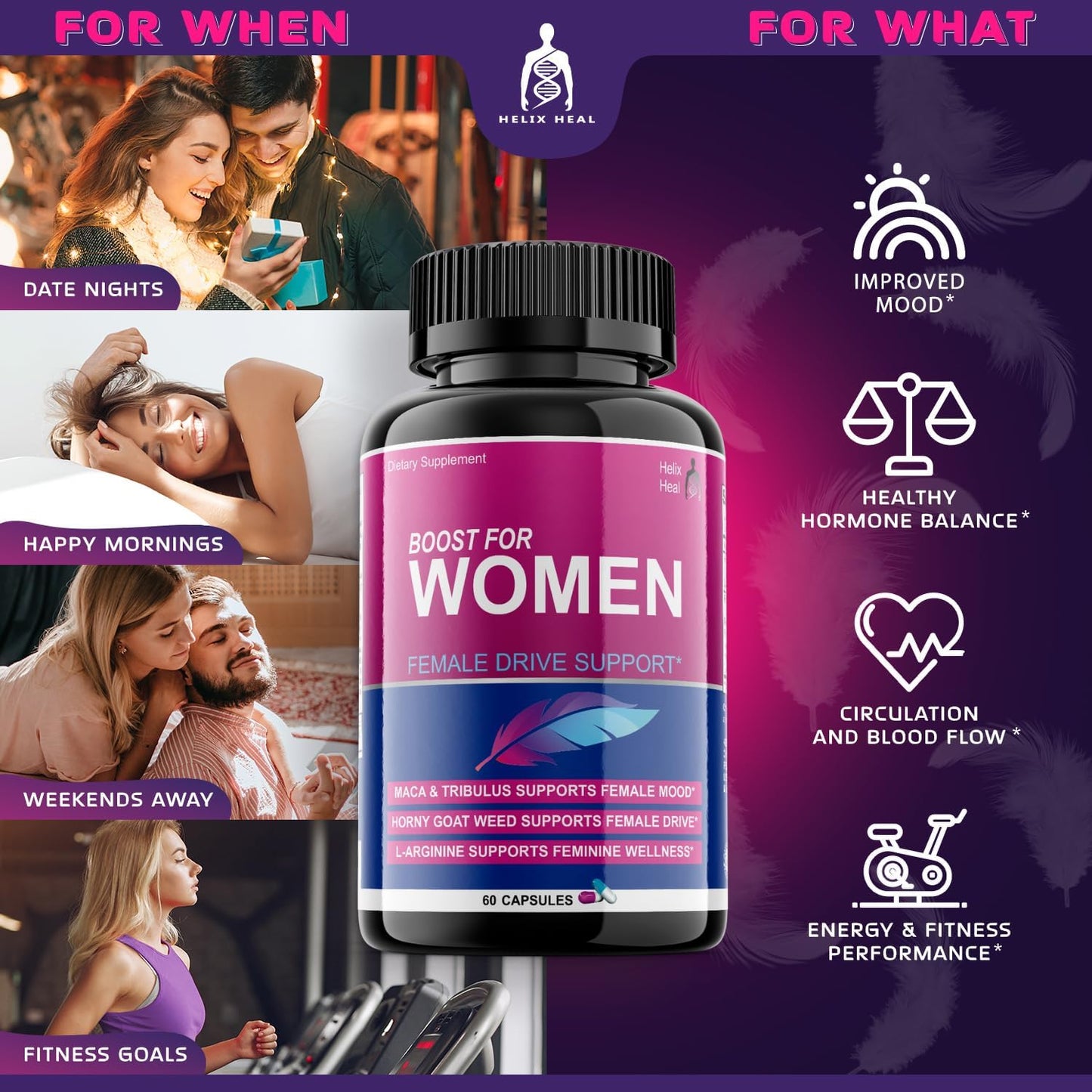 Potenciador de Libido Femenino – Excitación de Acción Rápida y Apoyo Hormonal