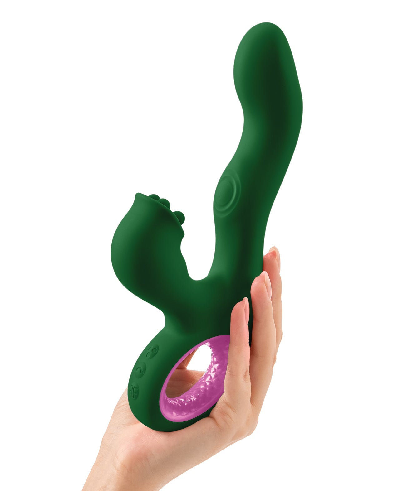 Vibrador conejito Femme Funn Pallina Triple Acción Verde