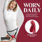 CrimsonControl Vibrador de Clítoris con Anillo para Pene y Arnés a Control Remoto