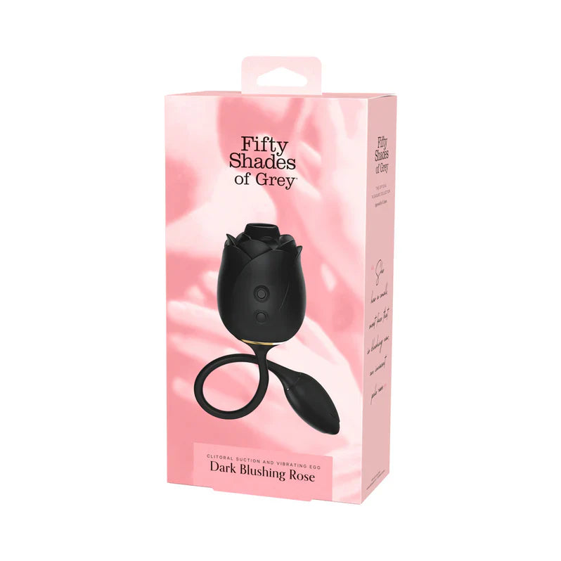 Cinquante nuances de Grey Rose rougissant foncé vibromasseur