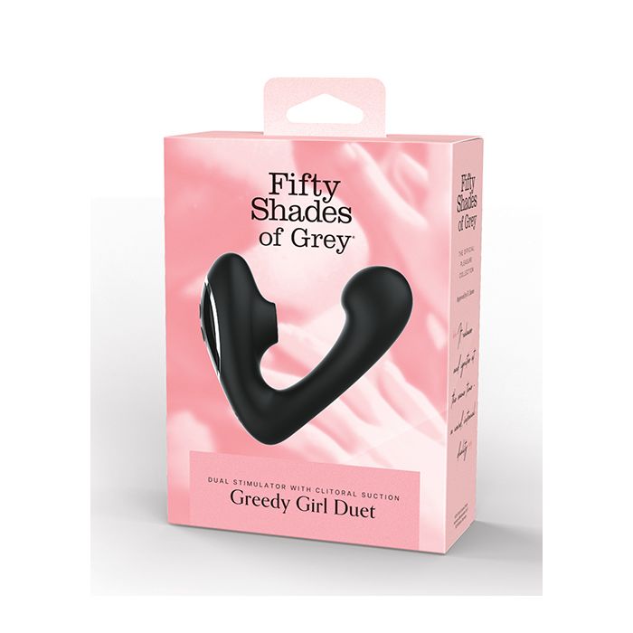Fifty Shades of Grey Duo de succion clitoridienne et vibrateur Greedy Girl