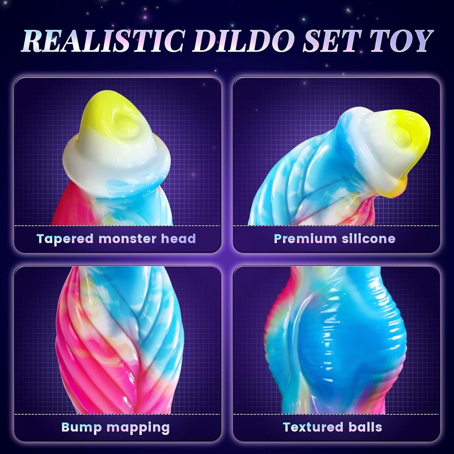 FireBird App-Control Thrusting Fantasy Dildo 10.2"
