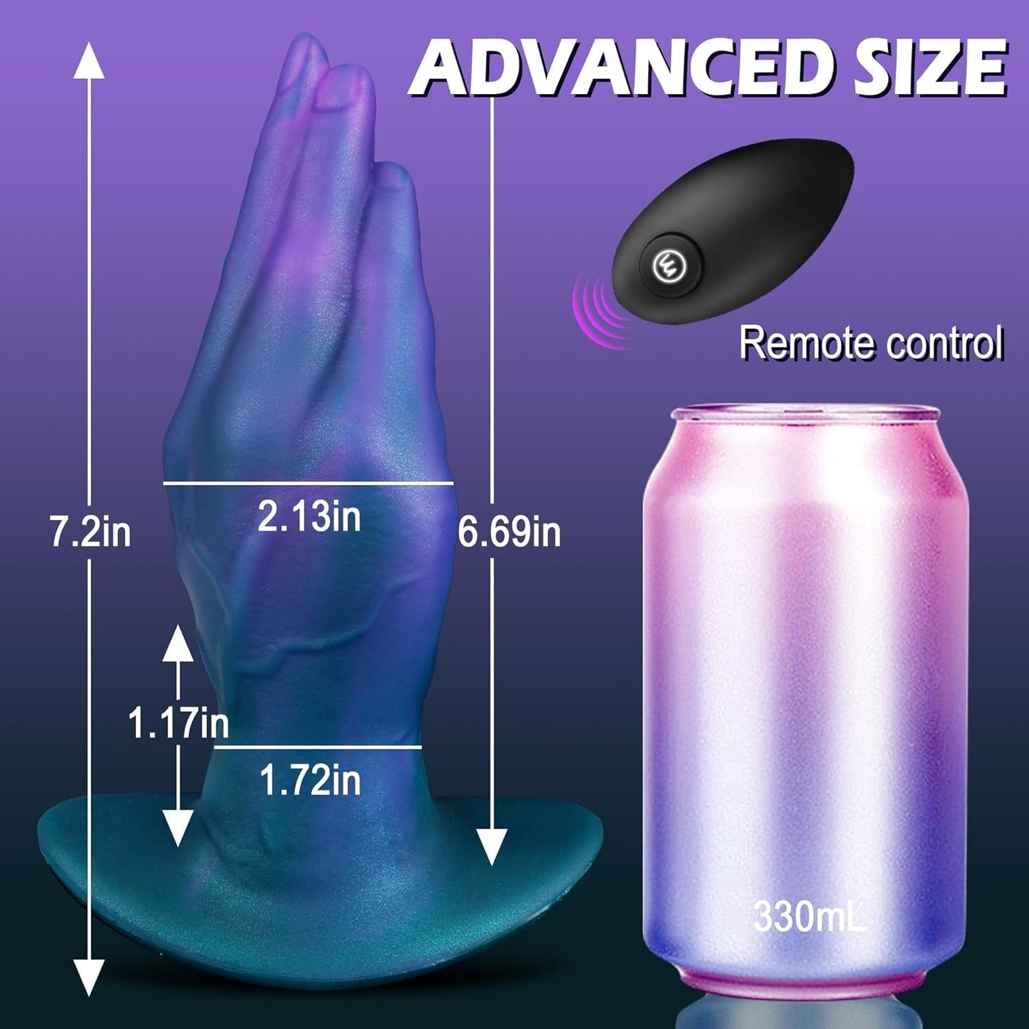 FistForce Gros Plug Anal Vibrant