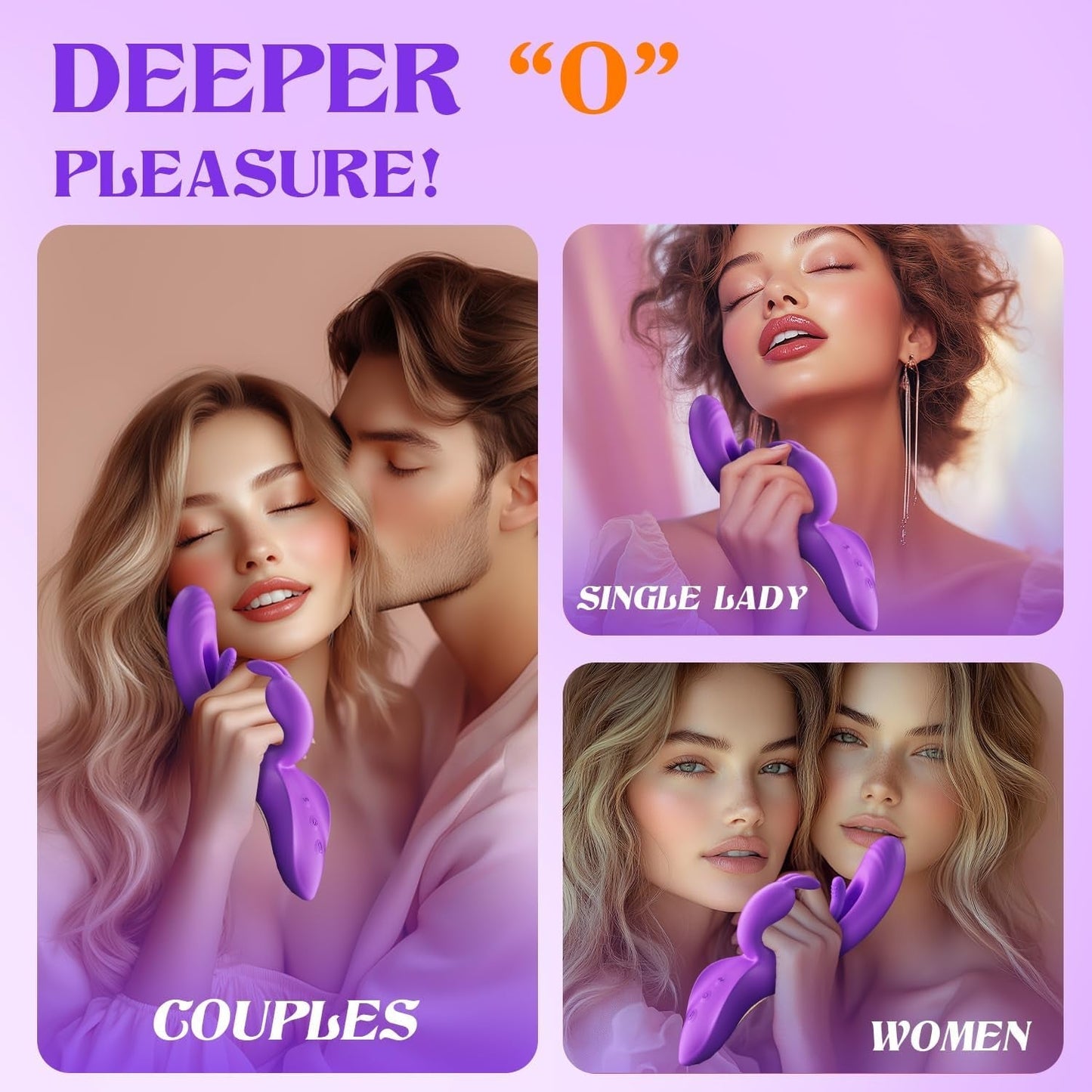 Vibrador Conejo Placer 4 en 1 FlapVibe