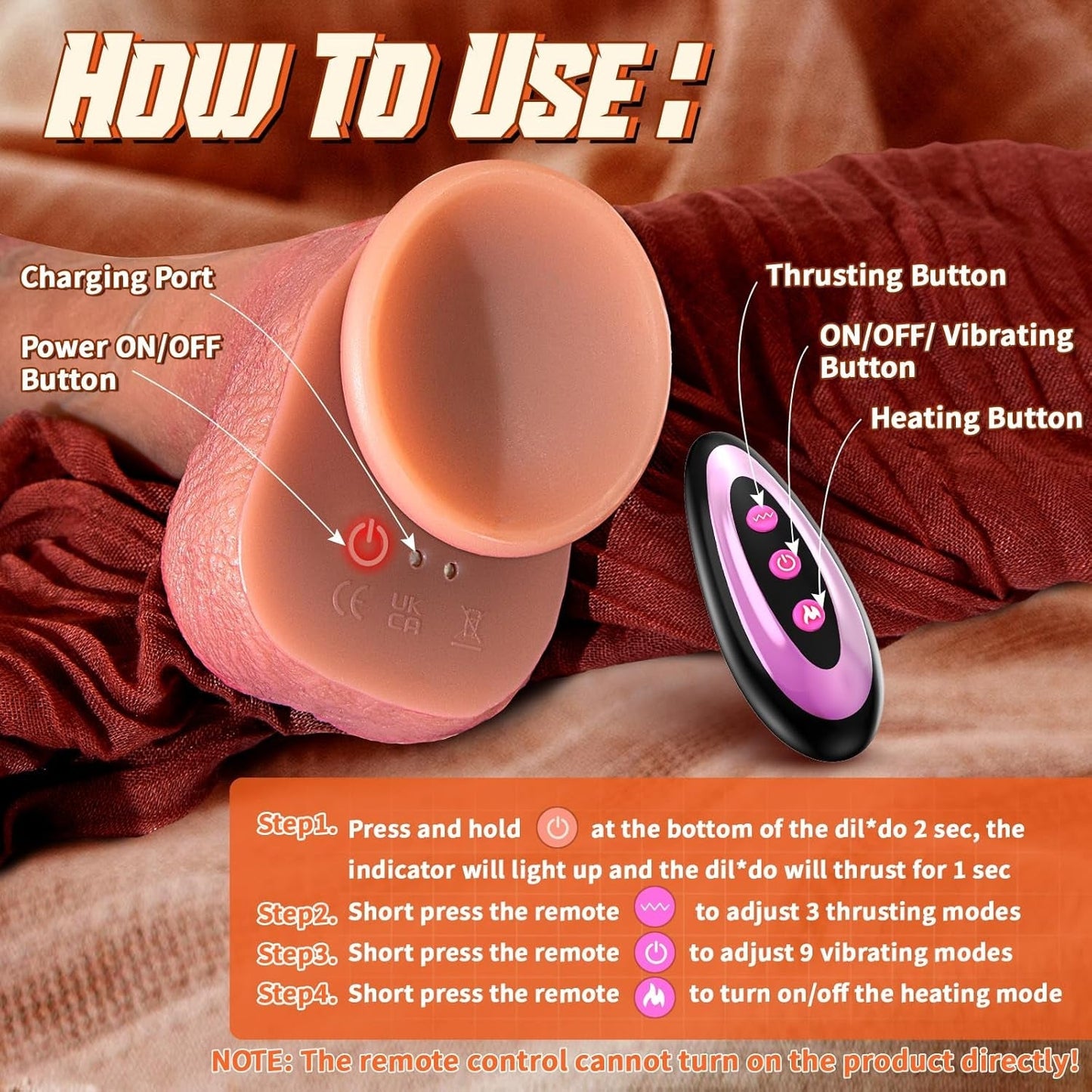 Godemichet Chauffant Rétractable FleshGlide