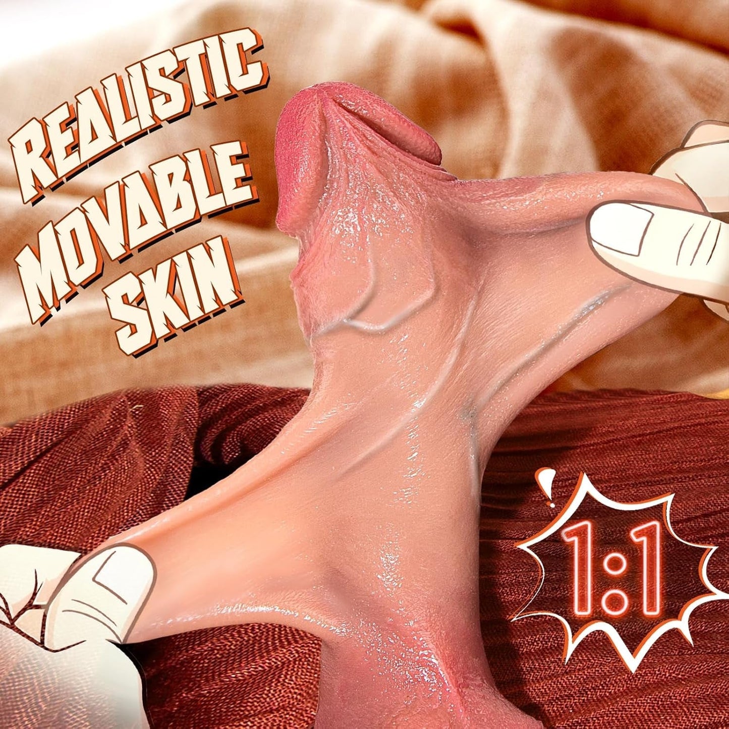 Godemichet Chauffant Rétractable FleshGlide