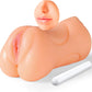 Masturbador de bolsillo FleshGrip 3 en 1 con tacto real