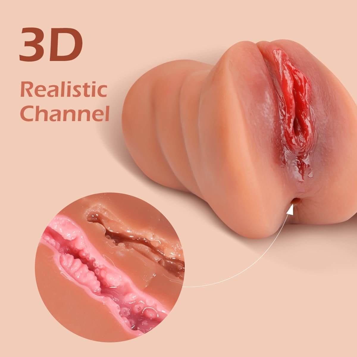 Masturbateur vagin FleshTrio à 3 trous