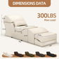 FlexBench Beige Sex Chaise Lounge