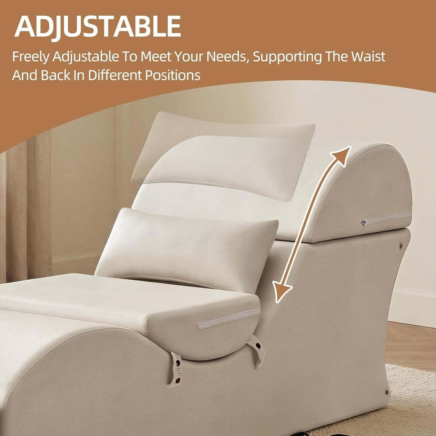 FlexBench Beige Sex Chaise Lounge