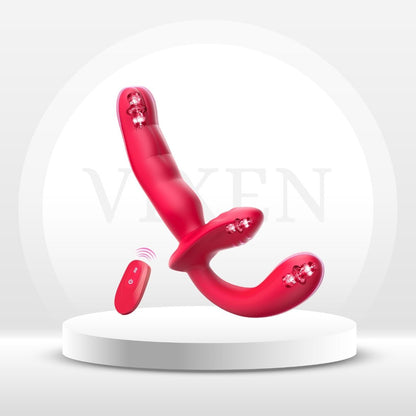 Vibrador de doble punta FlexDuo Wearable Strap-On