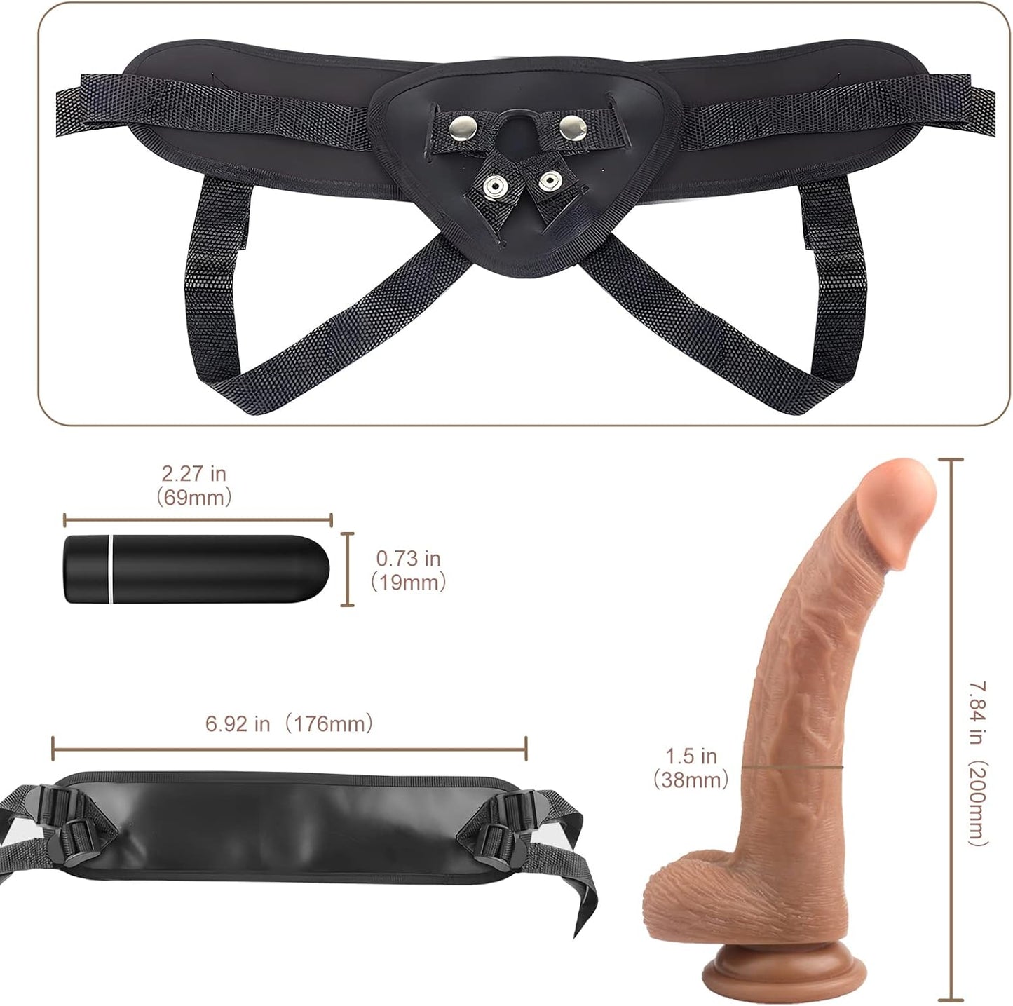 Arnés vibrador FlexFit