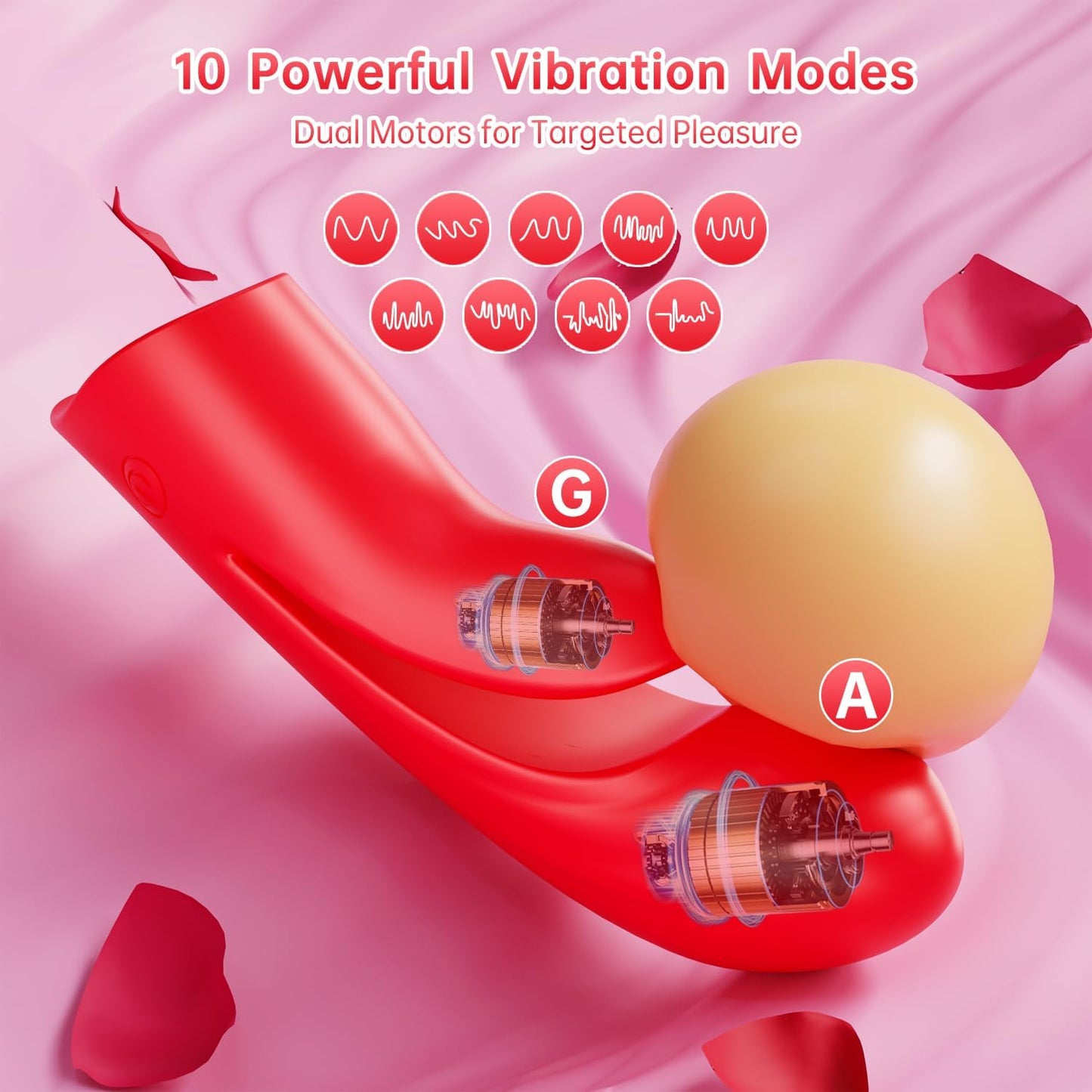 Vibrador de dedo de doble pulsación FlexFlick