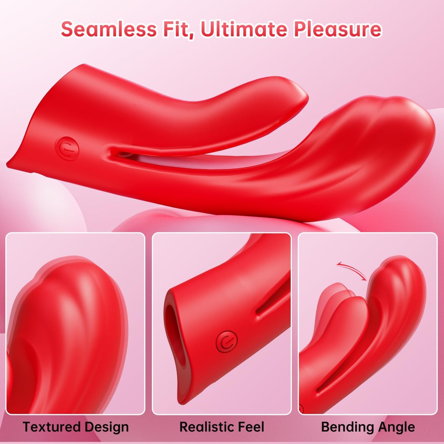 Vibrador de dedo de doble pulsación FlexFlick