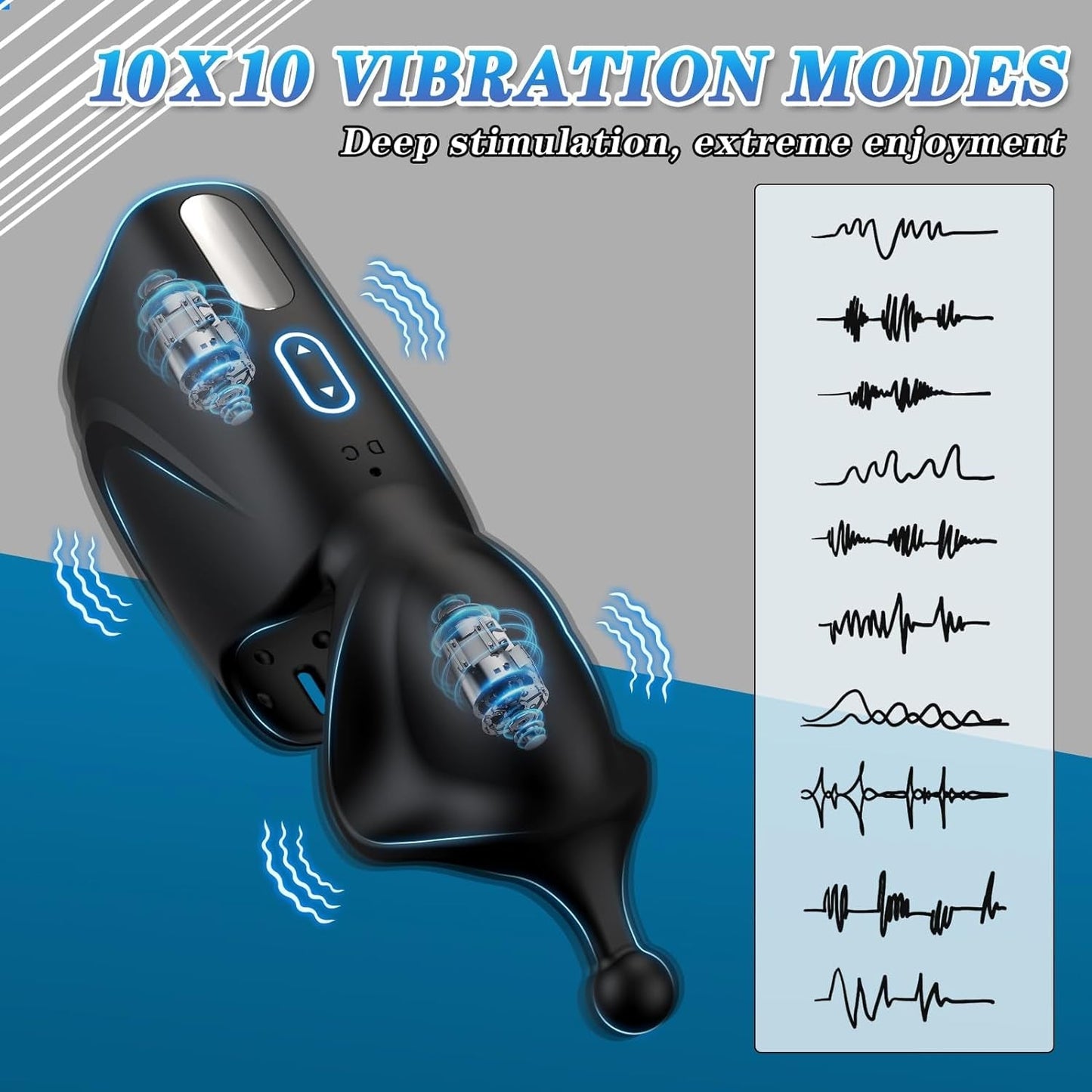 Vibrador Entrenador Masculino FlexGlide Estimulador del Glande