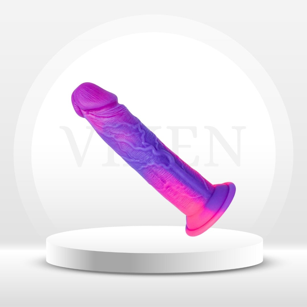 FlexGlow 8.2" Godemichet en Silicone Liquide