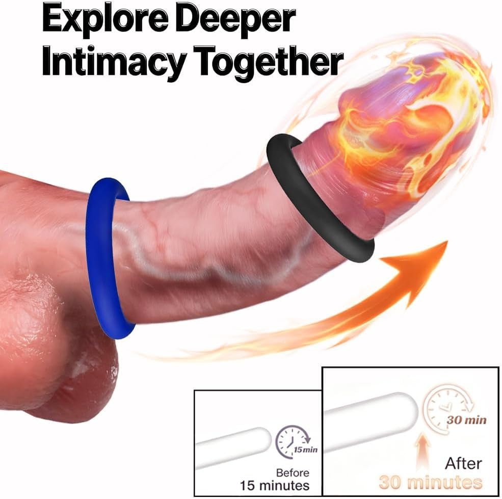 FlexLoop Ensemble de 9 anneaux péniens ajustables
