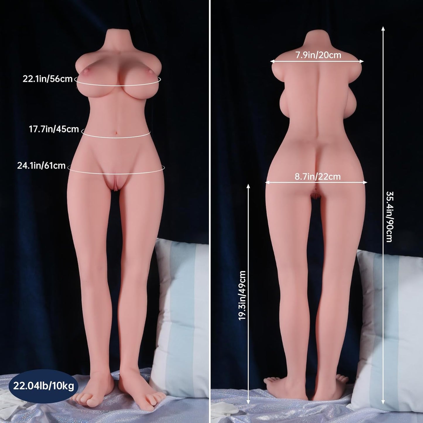 Muñeca sexual realista FlexLust de 10 kg