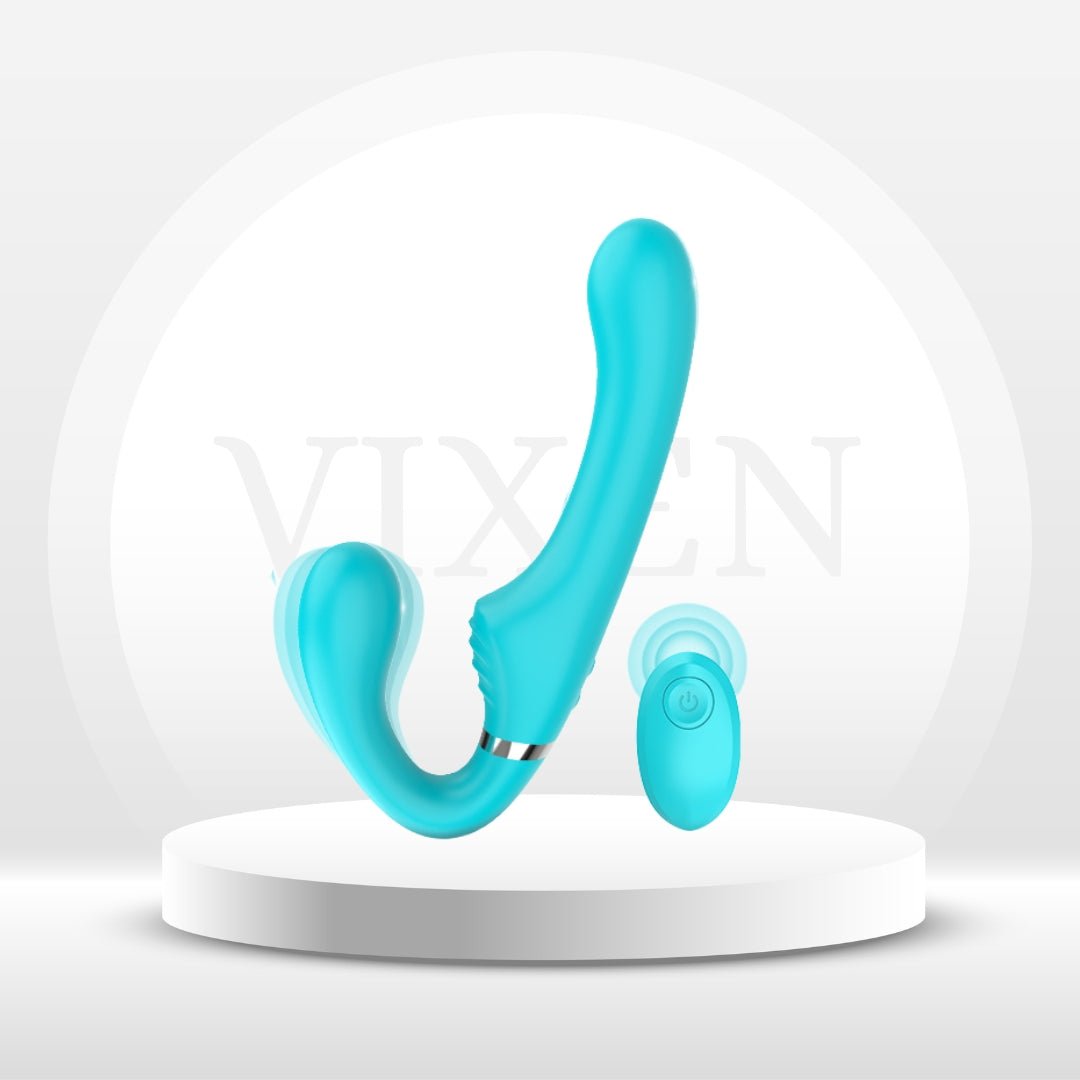 FlexPulse Dildo de Doble Cara sin Tirantes Strapless