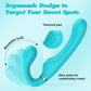 FlexPulse Dildo de Doble Cara sin Tirantes Strapless