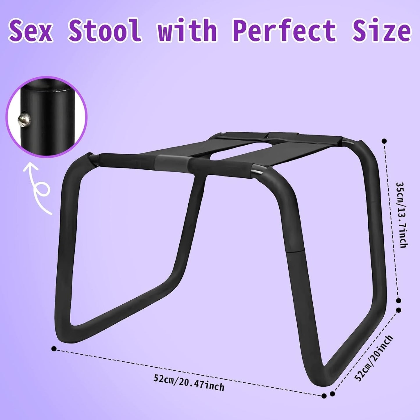 Silla de sexo de intimidad ajustable con rebote FlexRide