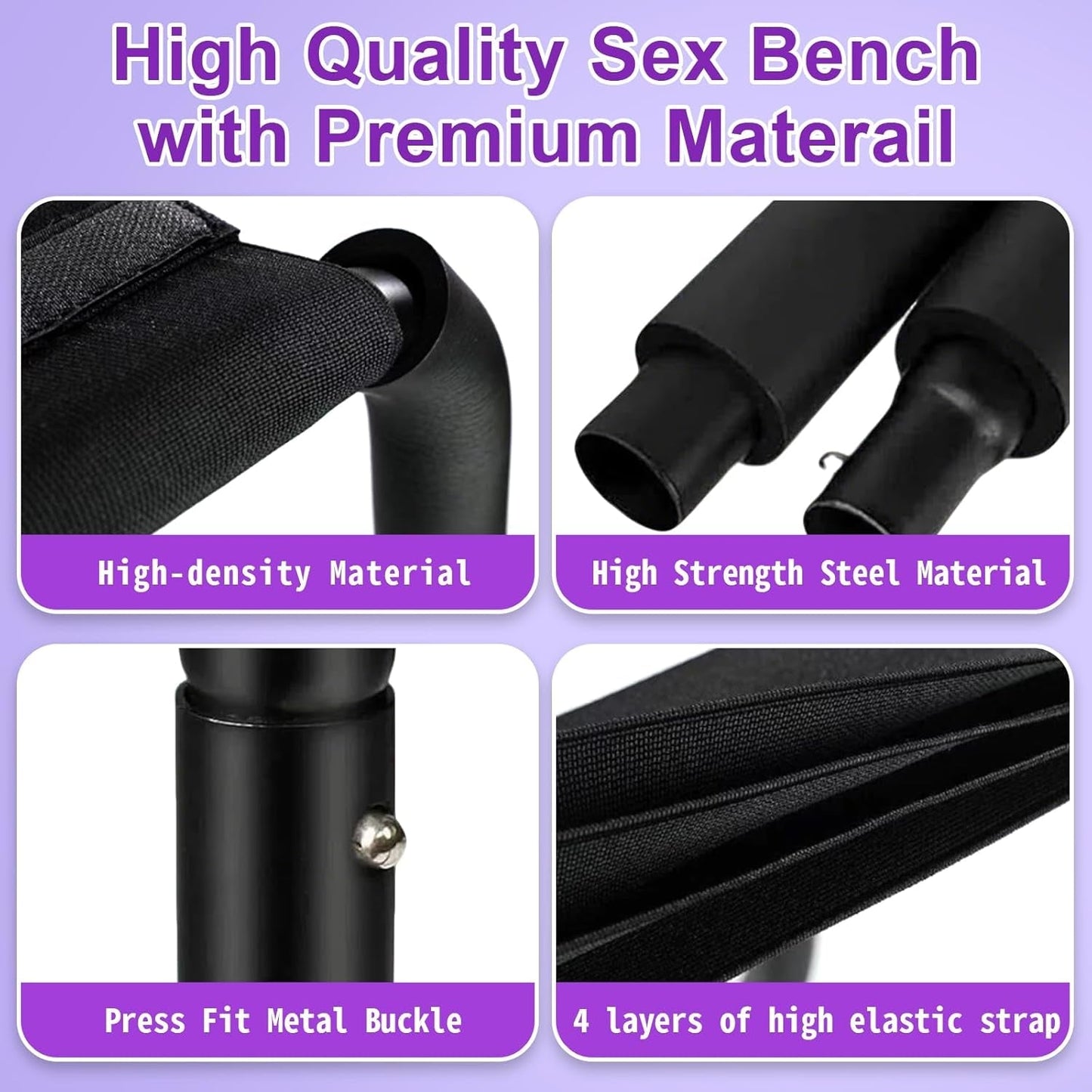 Silla de sexo de intimidad ajustable con rebote FlexRide