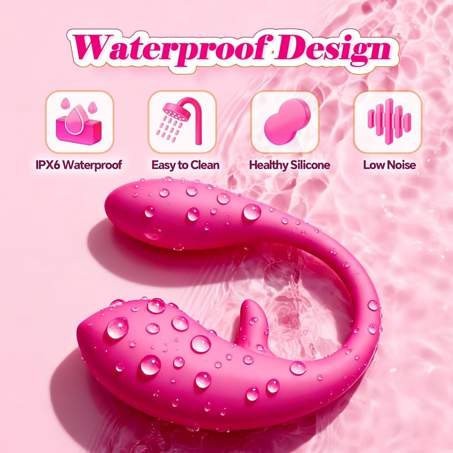 FlickWhisper App-Control Tapping Wearable Egg Vibrator