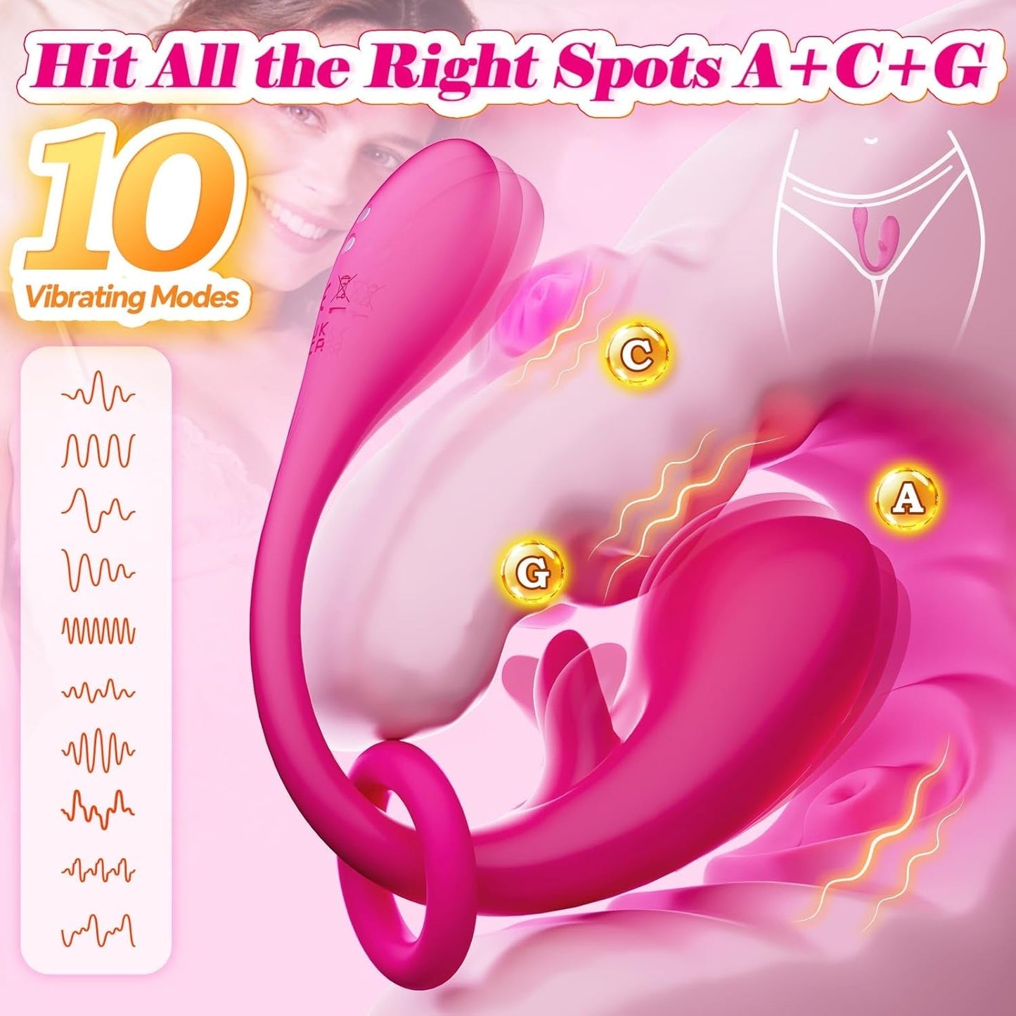 FlickWhisper App-Control Tapping Wearable Egg Vibrator