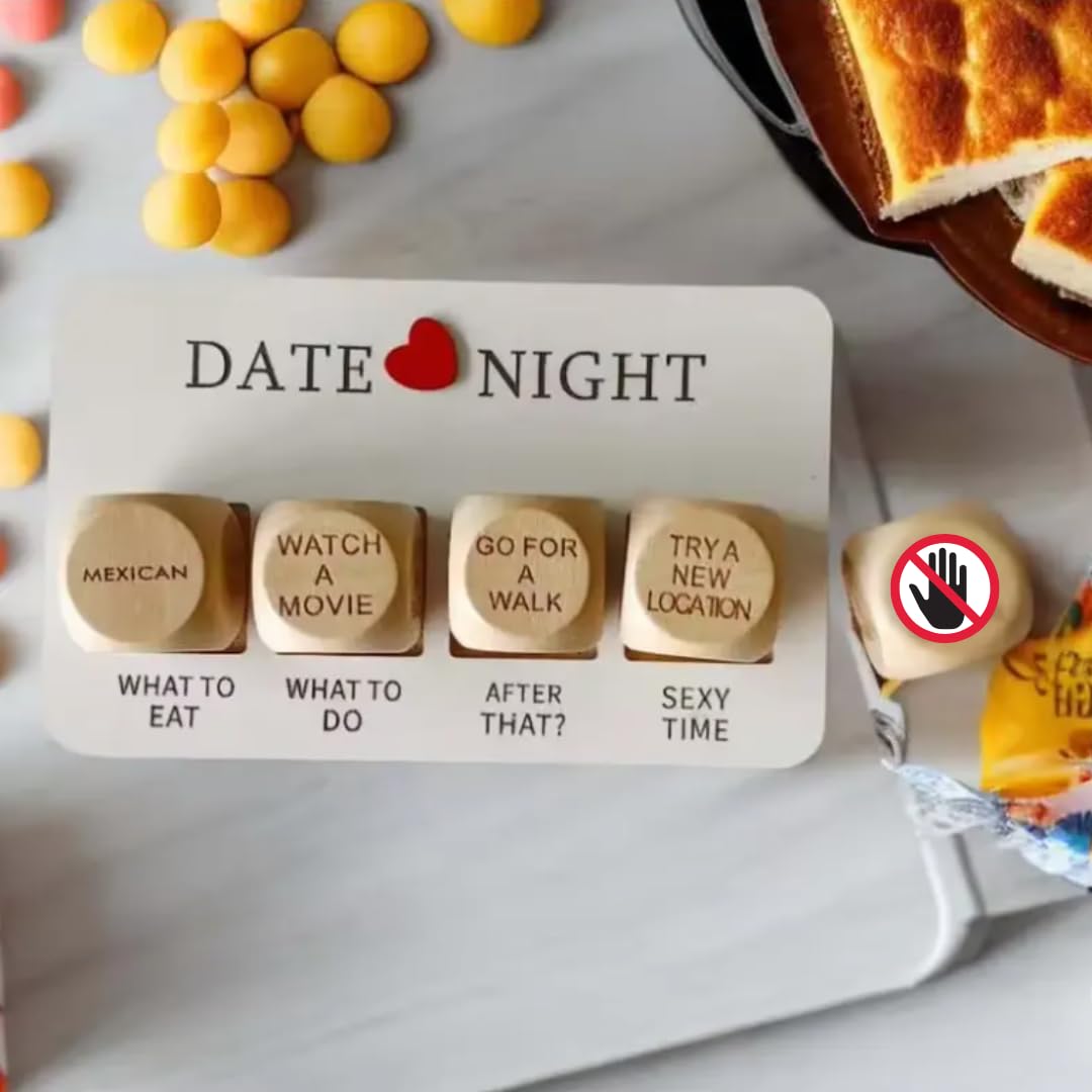 Dados de noche de citas para parejas coquetas