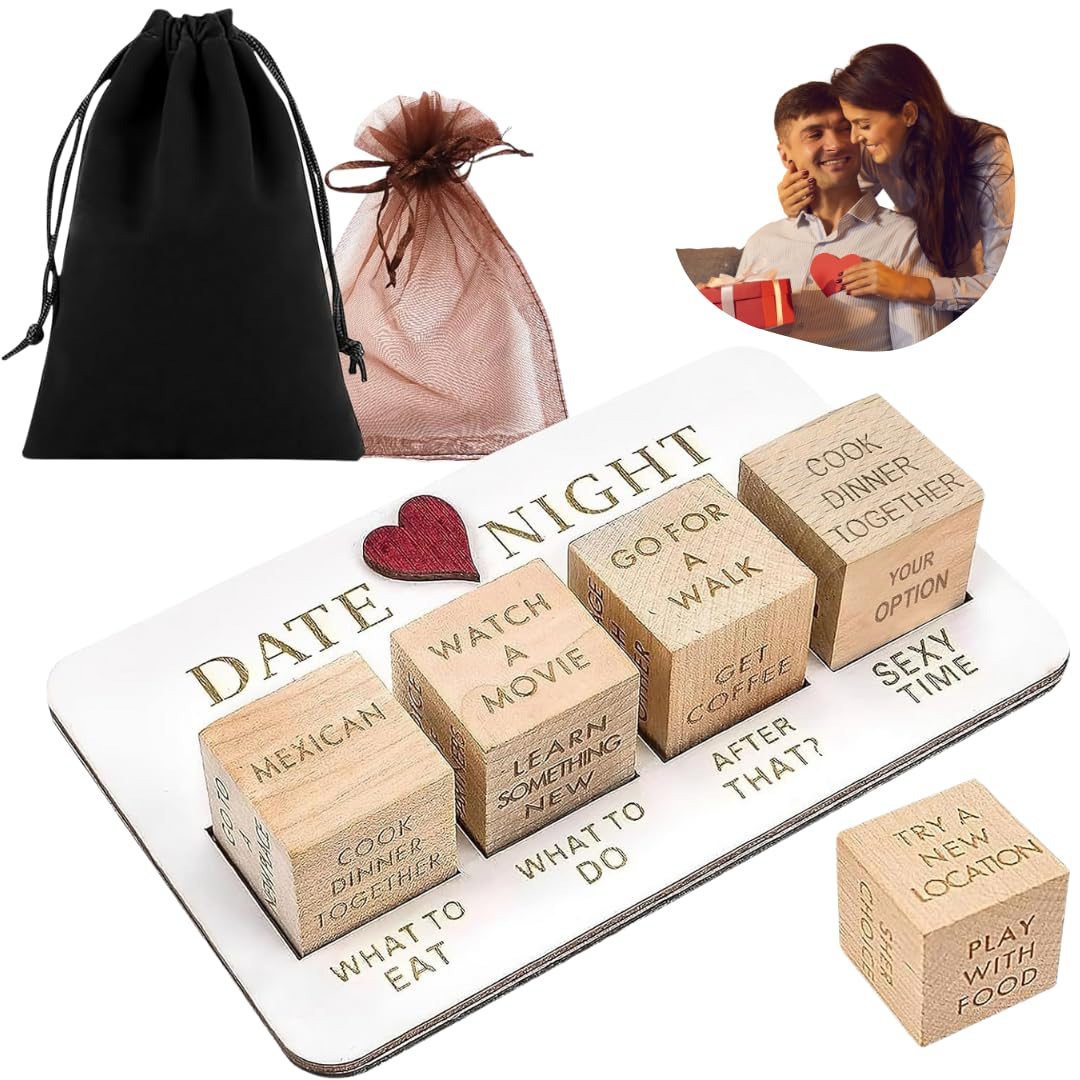 Dados de noche de citas para parejas coquetas