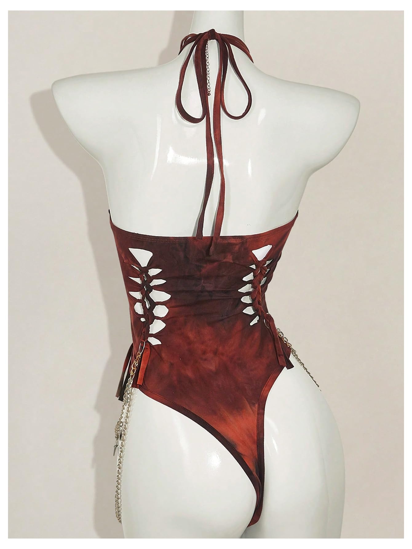 Body ajouré lacé sexy