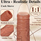 FlowFit Funda real para el pene con eyaculación - M