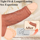 FlowFit Funda real para el pene con eyaculación - M