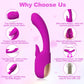FlutterTongue Tongue Licking Rabbit Vibrator 12+12 Modes