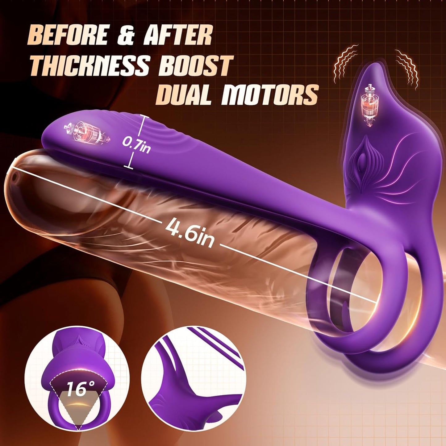 Anillo Vibrador para Parejas FoxPulse