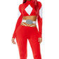 Red Mighty Power Superhero Costume