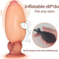 FullBloom 4-in-1 Inflatable Vibrating Dildo with Suction Base