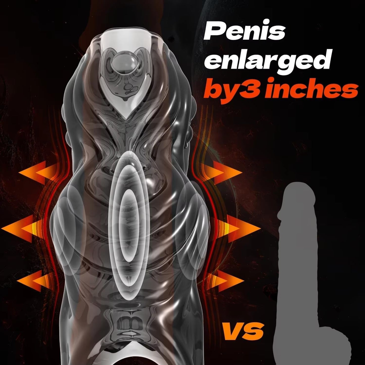 Extensor de pene de silicona FullLock Monster