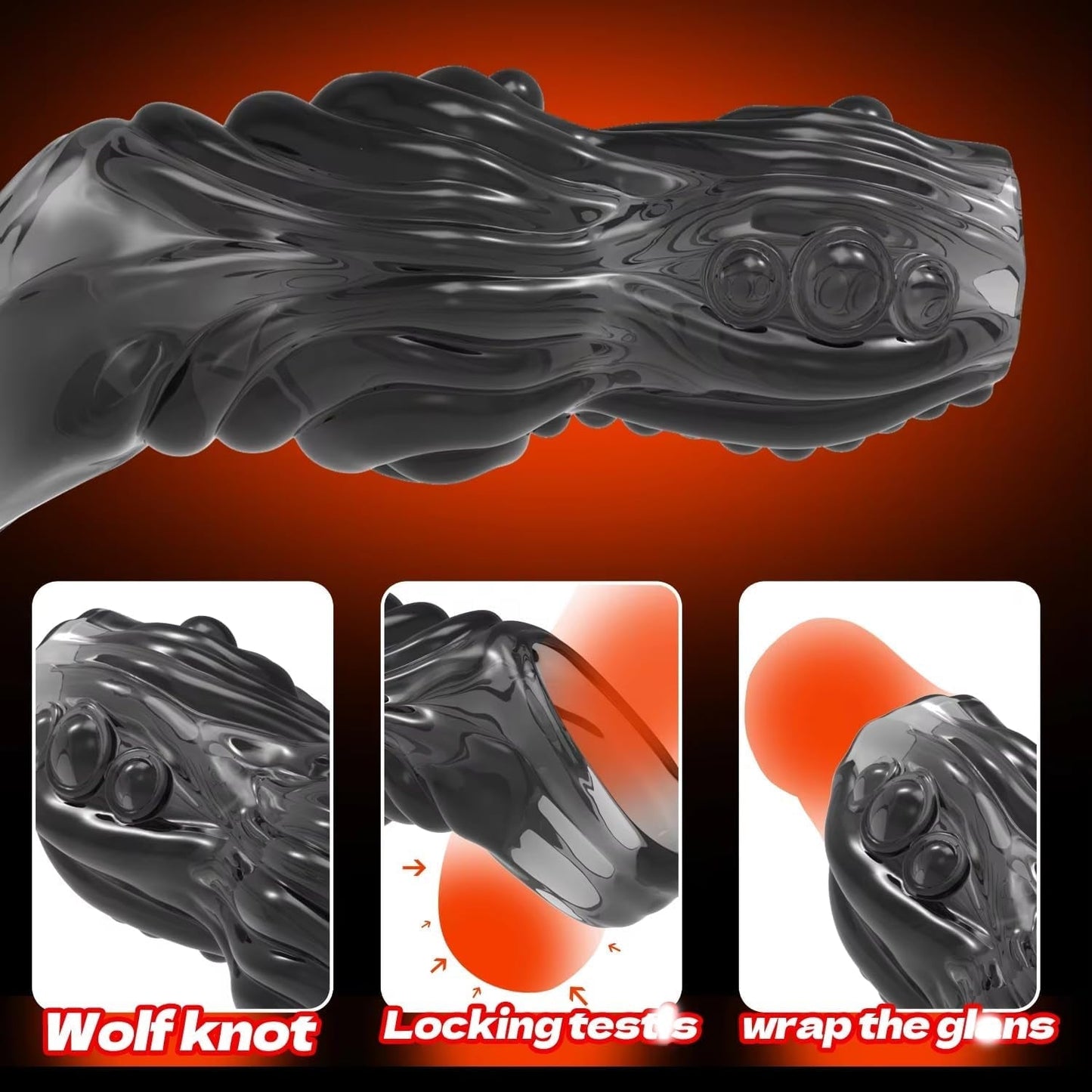 Extensor de pene de silicona FullLock Monster