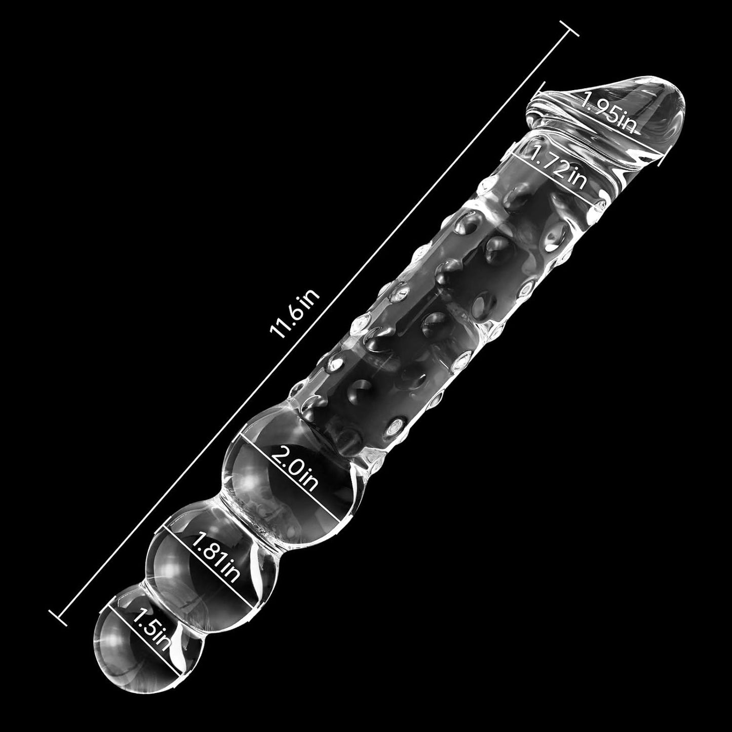 Dildo de doble vidrio FullThrust