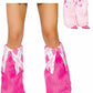 Fur and Argyle Boot Covers