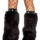 Fur and Rhinestone Leg Warmers